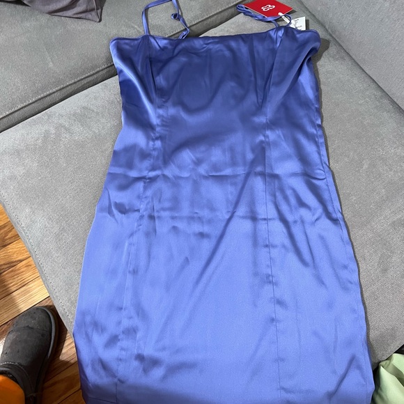 Shimmer Satin Dress - Picture 3 of 7